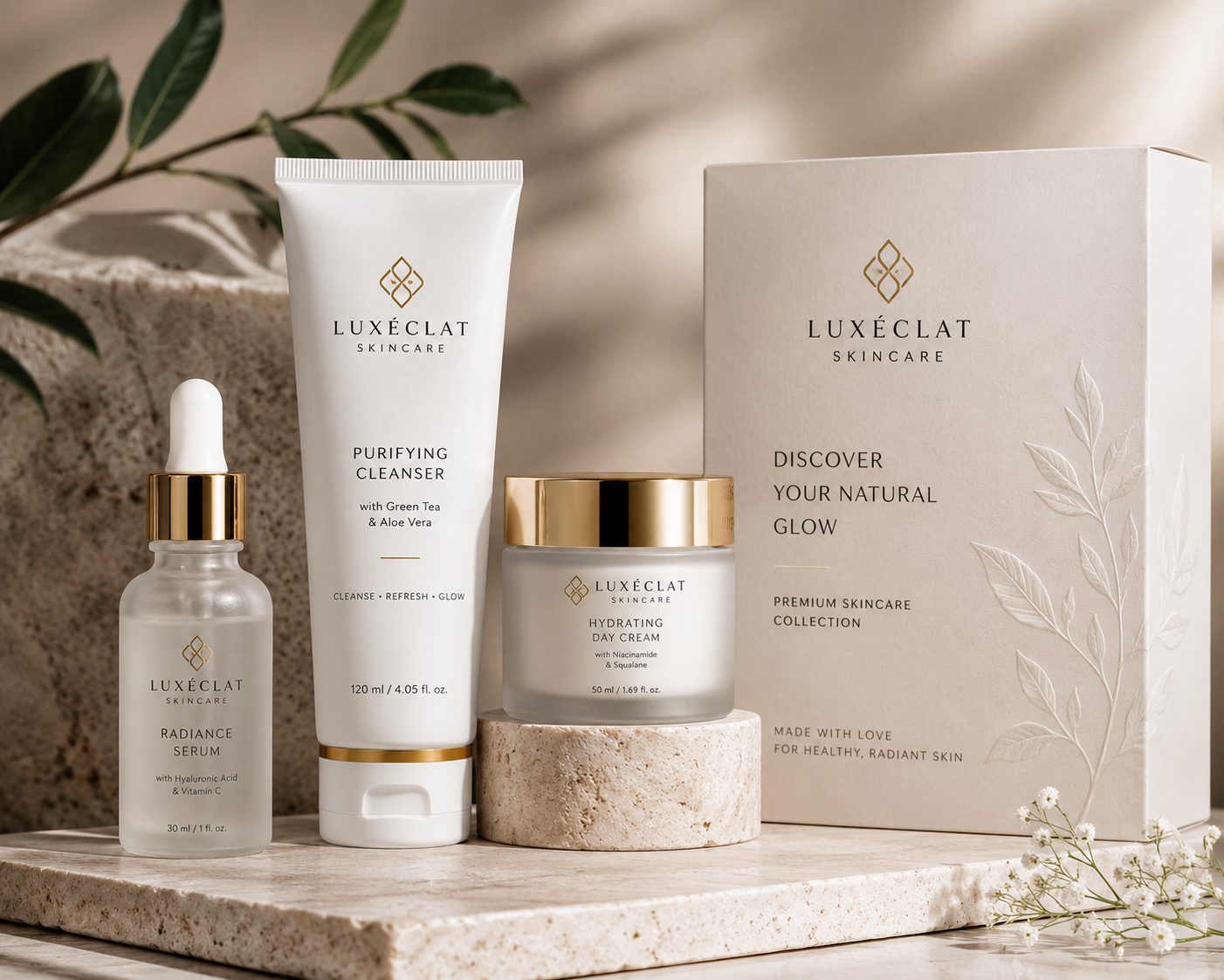 Luxéclat Skincare project preview